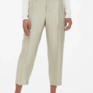Gap Gold Metallic Girlfriend Crop Pants Sz 8